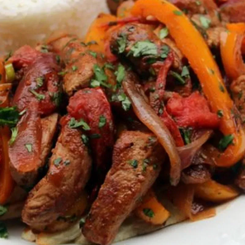 Lomos troceado entomatados