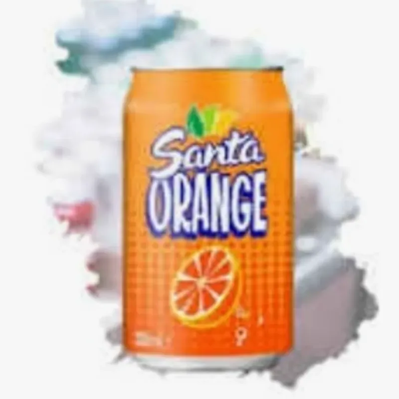 Refresco gaseado de naranja