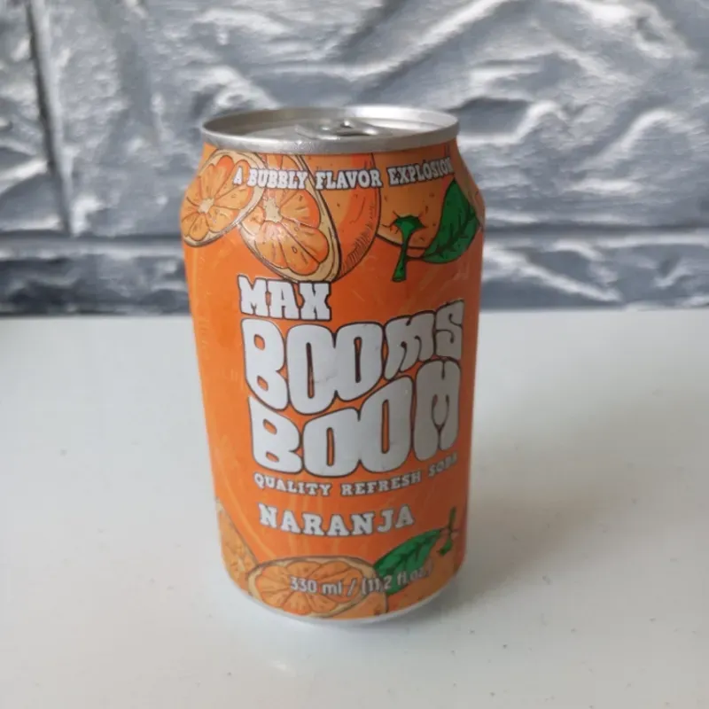 Refresco gaseado de naranja