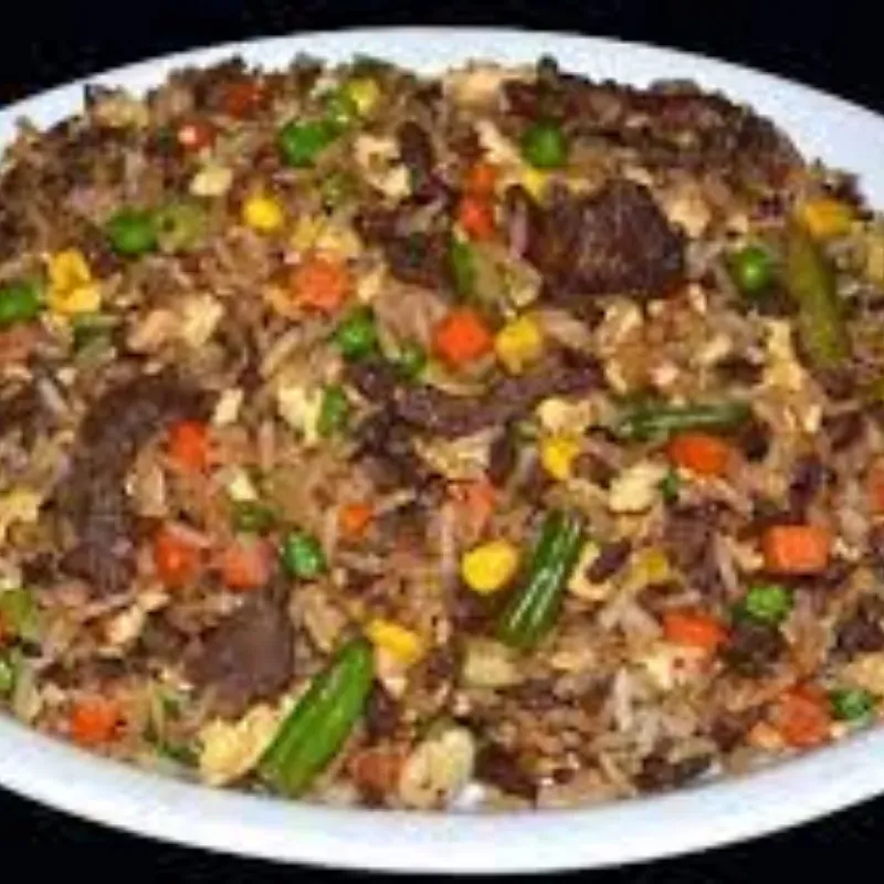 Arroz Frito Mixto de Carnes Rojas