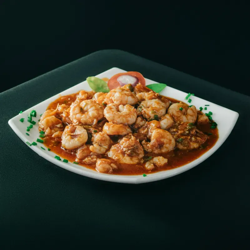 Camarón enchilado