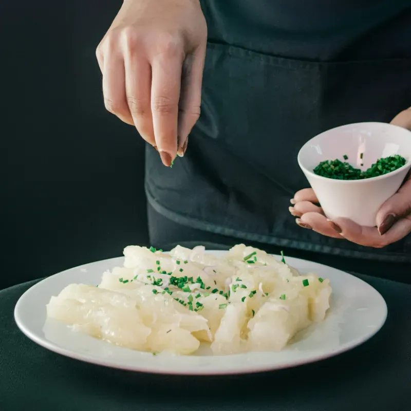 Yuca con mojo