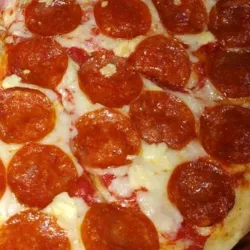 Pizza de  Salchicha