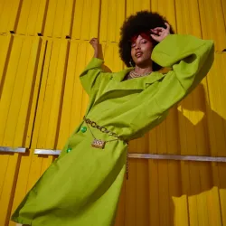 Abrigo oversized