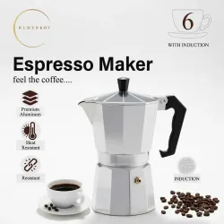 Cafetera 6 Tazas De Induction Rudenkov