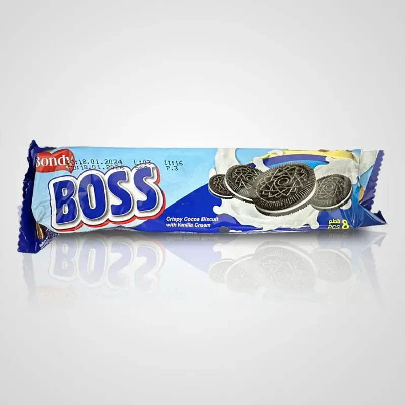 Galleta boss con crema de vainilla