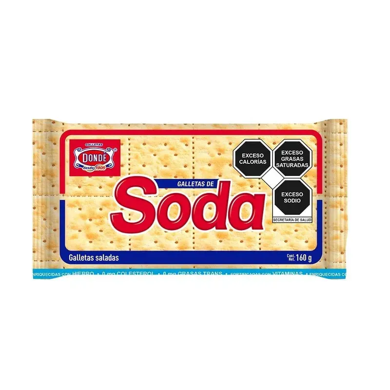 Galletas Salada Dondé Soda 160g