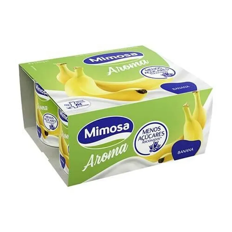 Yogur sabor banana mimosa