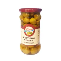 Aceitunas verdes con hueso