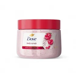 Body scrub crushed cherries & chía milk