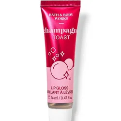 Lips gloss champagne toast
