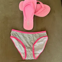 Blúmer y Chancletas de niña