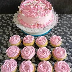 Cake and cupcakes