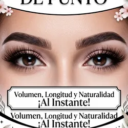 Se ponen pestañas de punto