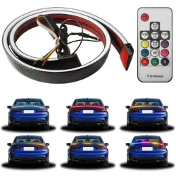 alerón trasero LED fibra carbono - PRECIO SÓLO EN USD: 35 USD