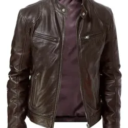 chaqueta racer_color marrón