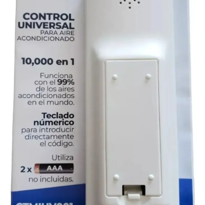 control universal para aire acondicionado y split