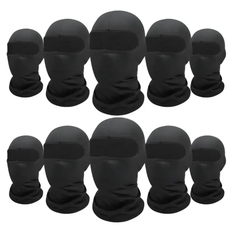 pasamontañas color negro con protección rayos ultravioletas - 600 CUP / 1,5 USD