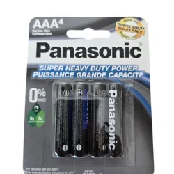 pilas AAA Panasonic pack x 4