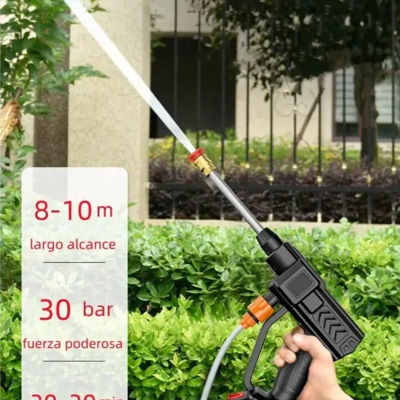 pistola hidrolavadora inalámbrica 260W y 21v - 45 USD