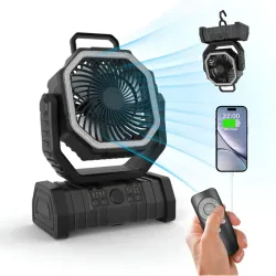 ventilador recargable portátil 20000 mAh y 12 pulgadas modelo 3 - 30000 CUP / 73 USD
