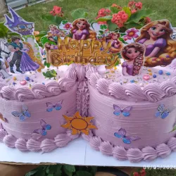 Cake temático doble