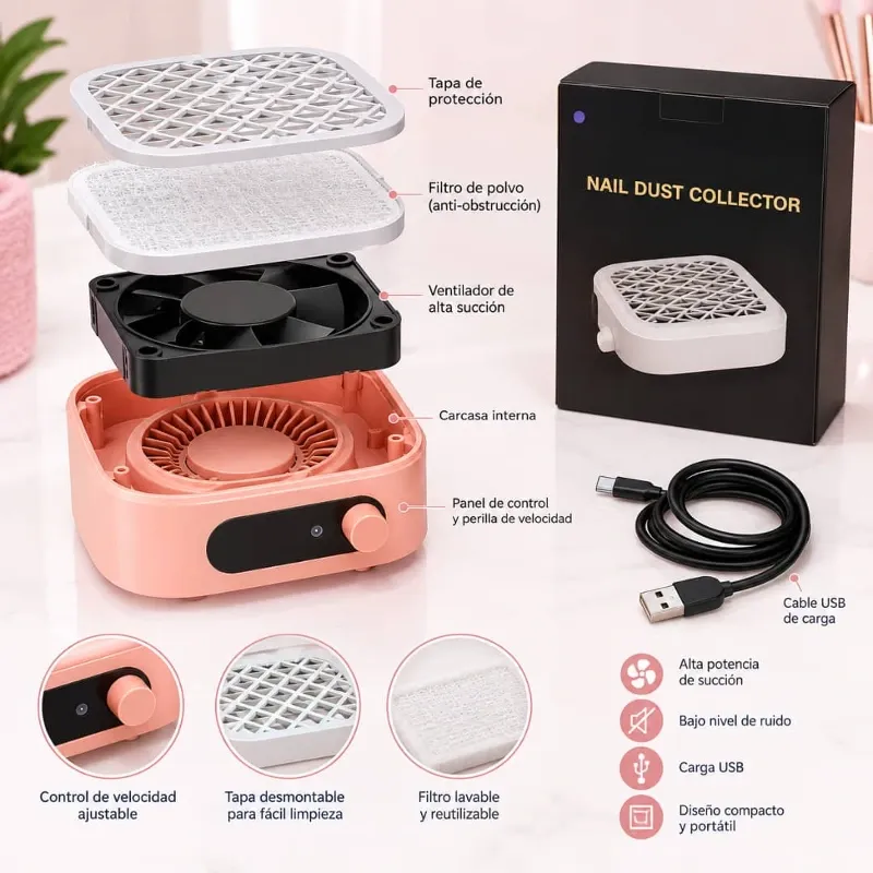 Extractor de Polvo Recargable