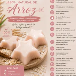 Jabón Natural de Arroz