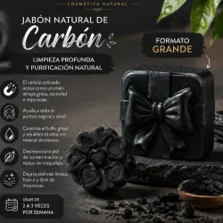 Jabón Natural de Carbón