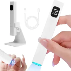 Lámpara Recargable con Base para Softgel, Polygel y Precurado con Base