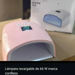 Lámpara UV/Led Profesional Recargable Cordless 66W