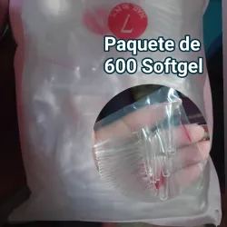 Paquete de 600 Uñas Soft Gel