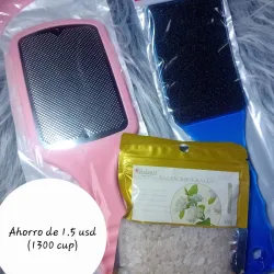 Sales Minerales + Lija Doble Grande + Guallo Grande para Pies