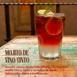 Mojito con Vino Tinto