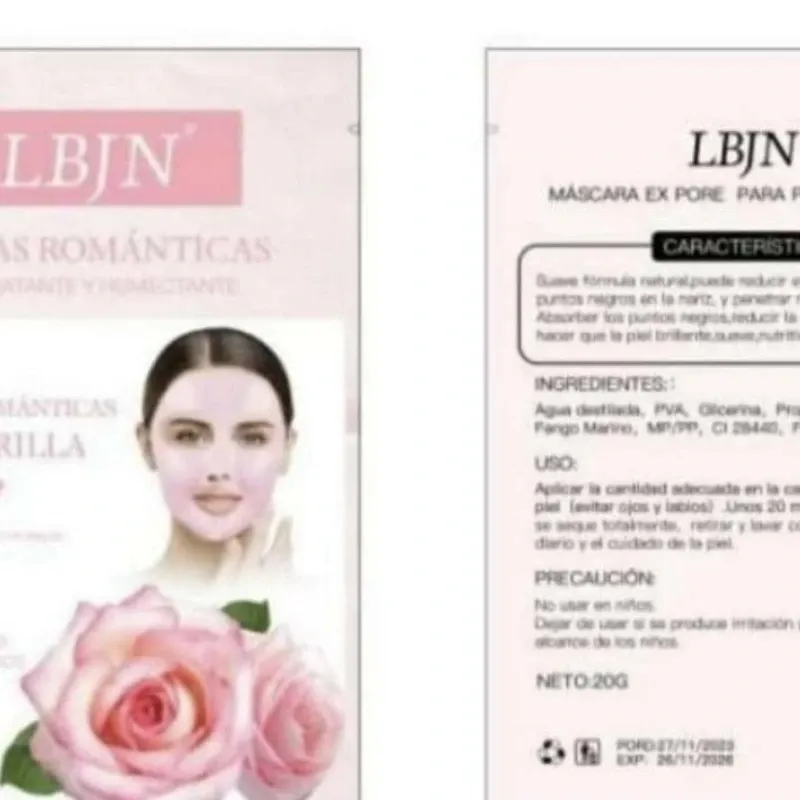 Mascarilla peel-off de Rosas