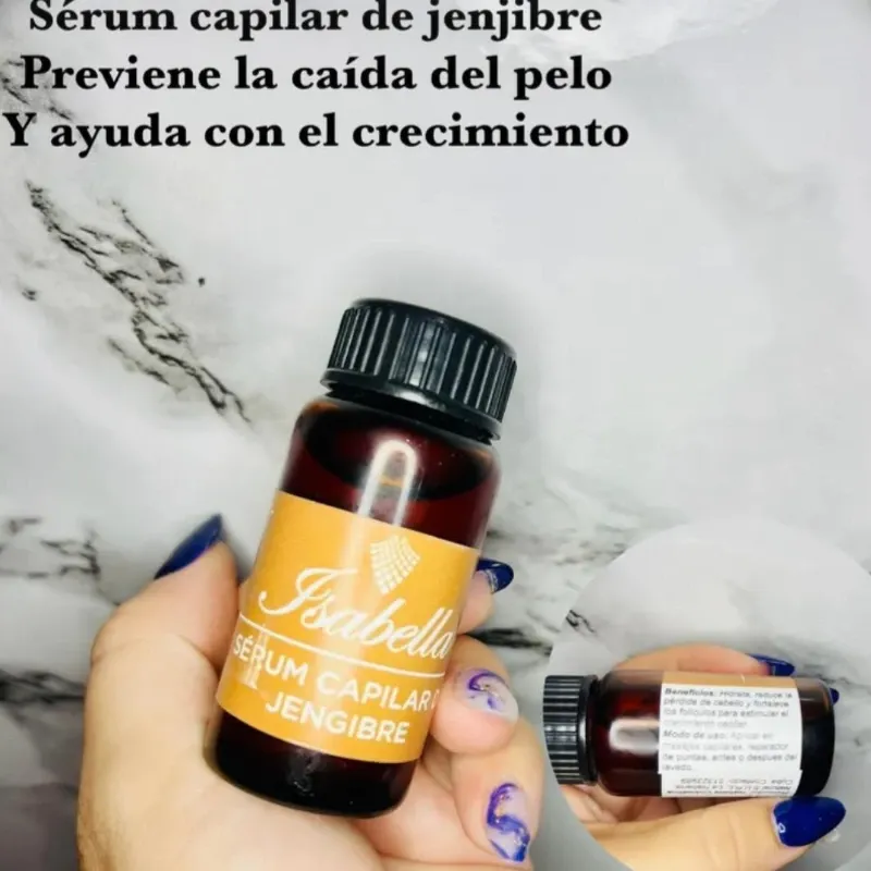 Sérum Capilar de Jengibre