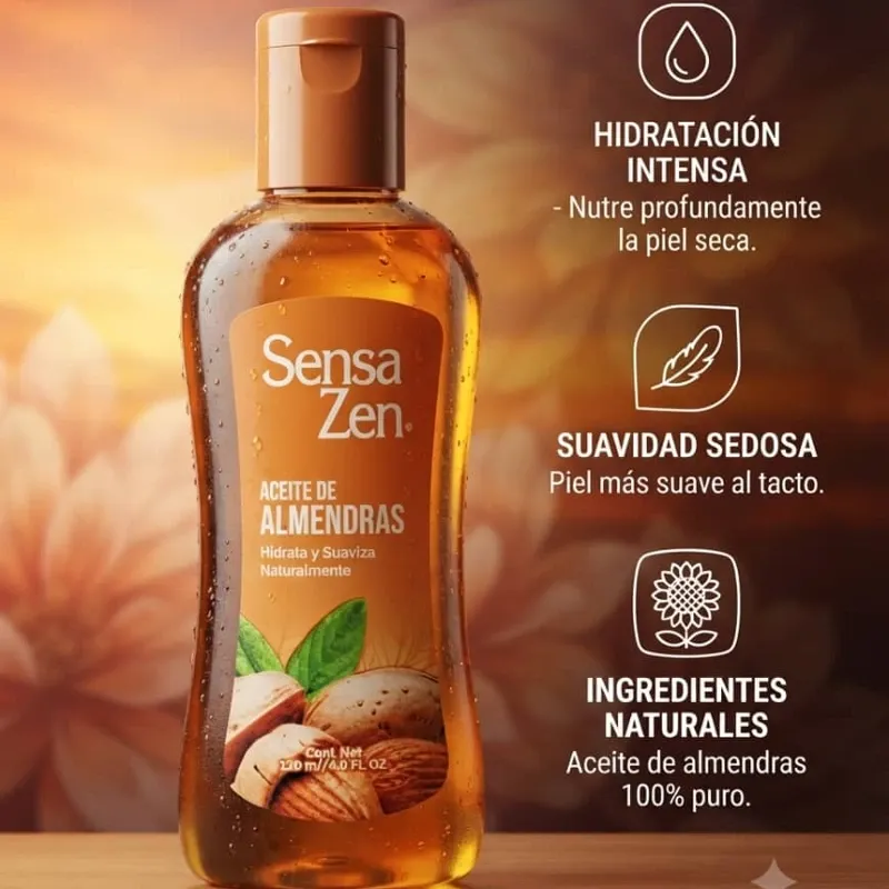 Aceite Sensa Zen de almendras