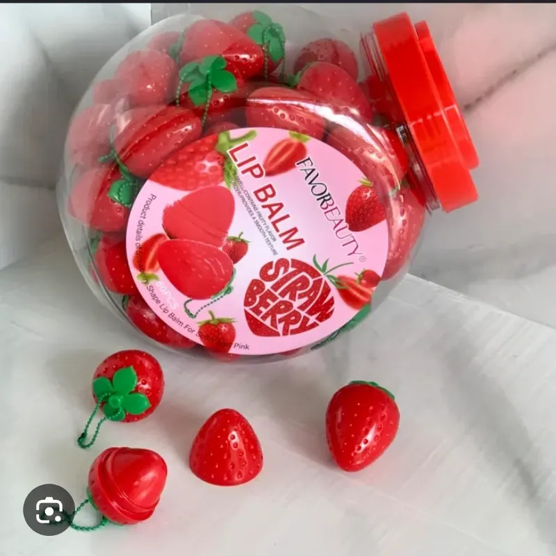 Bálsamos en forma de fresa
