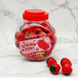 Bálsamos en forma de fresa