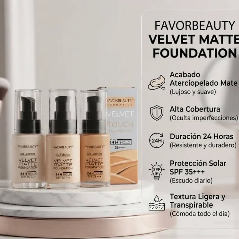 ✨ Bases líquidas con protección solar 10 spf 34 ml✨
