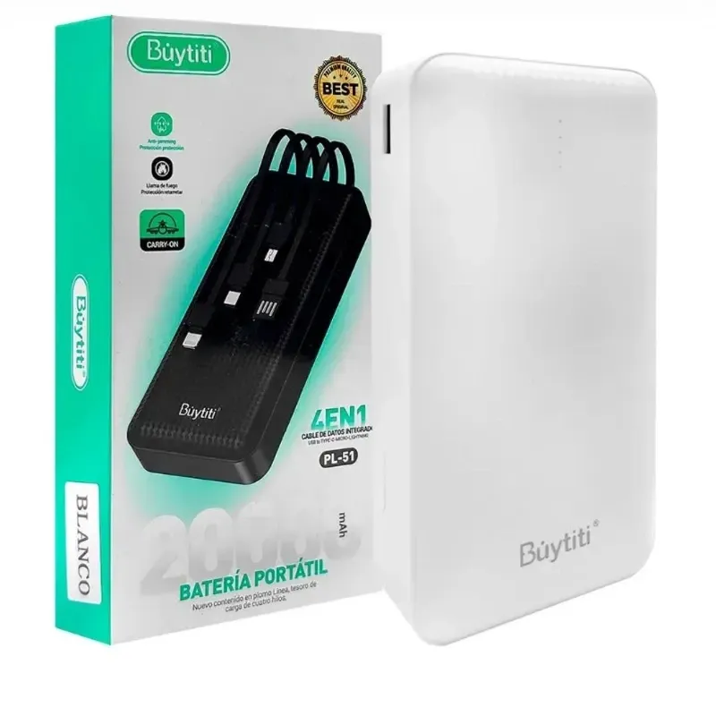 Batería portátil Buytiti🔋 Marca: Buytiti 🔖✨