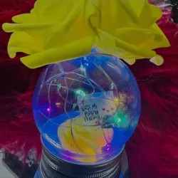 Bola de luz con rosa✨