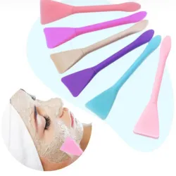 Brocha de silicona flexible Para aplicar mascarillas faciales
