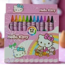 Caja de 12 crayolas Hello Kitty 🖍