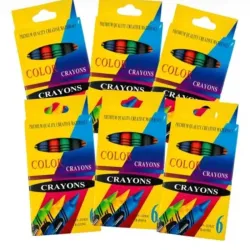 Caja de 6 crayolas 🖍
