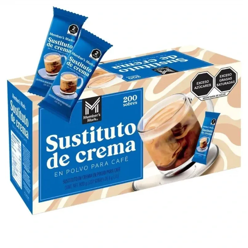 Caja de coffee mate sustituto de crema