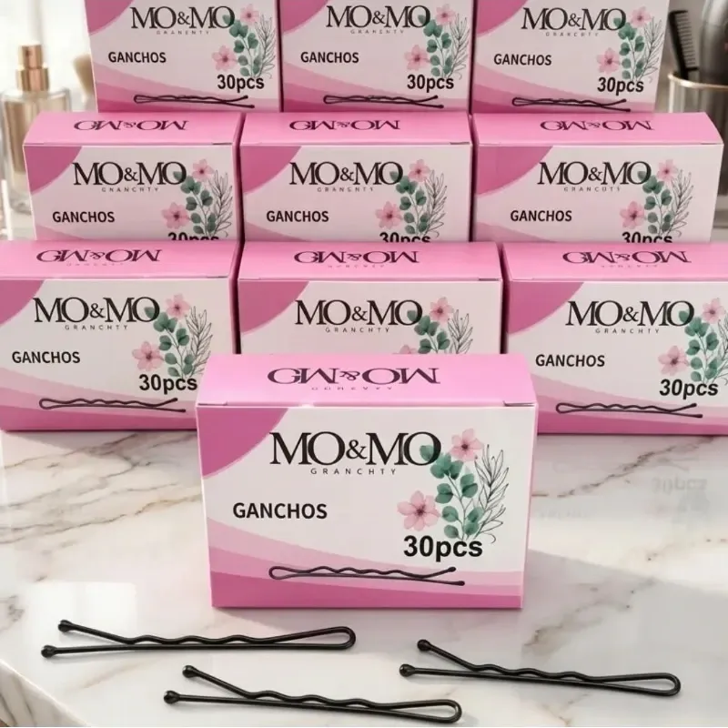 Caja de presillas para el cabello