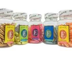 Cápsulas faciales de vitamina E