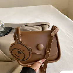 Cartera peluda carmelita 🤎