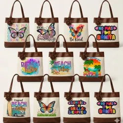 Carteras de lienzo y piel
